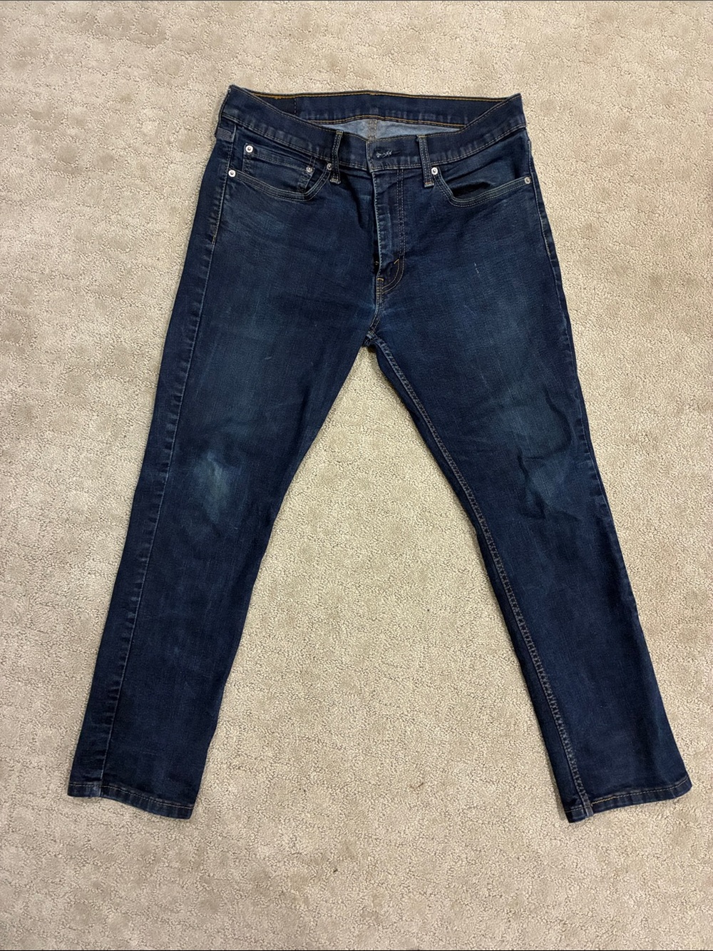 Levi's Men's Dark Blue Slim Straight Jeans
